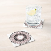 Kaleidoscoop , mandala kartonnen onderzetters (Insitu)