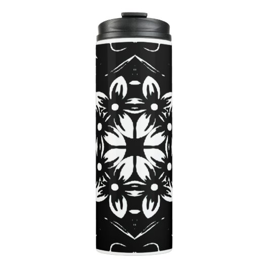 kaleidoscoop mandala kunst thermosbeker (Voorkant)