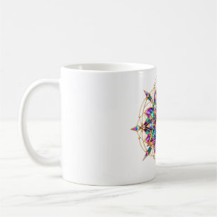 Kaleidoscoop Mandala Oog Koffiemok
