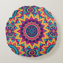 Kaleidoscoop Mandala Symfonie Ronde Kussen