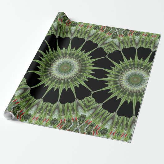 Kaleidoscoop Mandela Art Cadeaupapier (Uitgerold)
