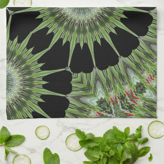 Kaleidoscoop Mandela Art Theedoek (Gevouwen)