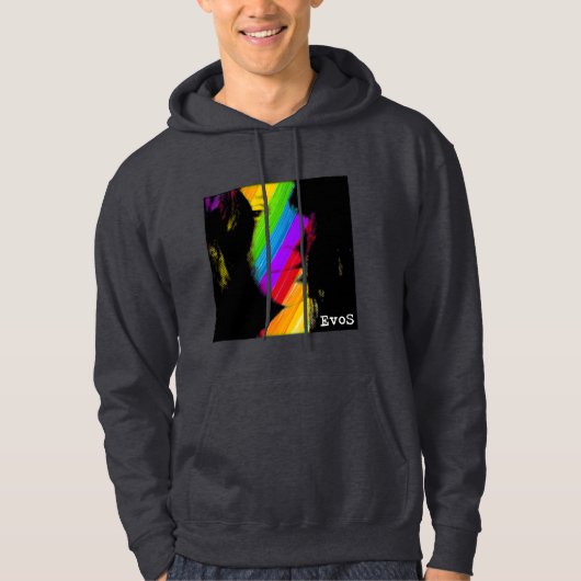 Kaleidoscoop Meisje: Donkere Hoodies (Voorkant)