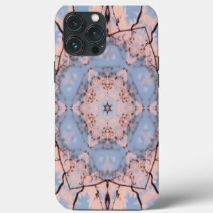 Kaleidoscoop Morning Blue & Frost Pink iPhone 13 Pro Max Hoesje