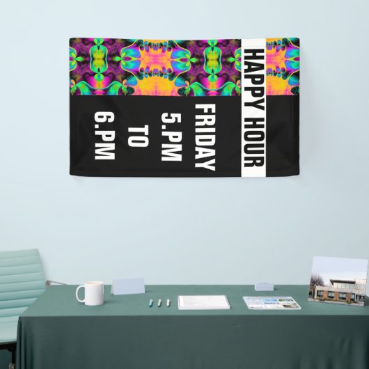 Kaleidoscoop Mosaic V + uw ideeën Spandoek (Beurs)