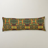 Kaleidoscoop Mosaic VI + uw ideeën Lichaamskussen (Achterkant)