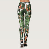 Kaleidoscoop Muis in Klaver St Patrick's Day Leggings (Achterkant)