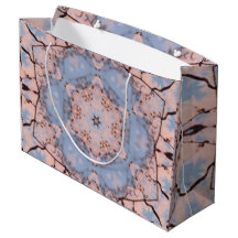 Kaleidoscoop ochtendblauw en vorst roze
