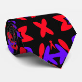 Kaleidoscoop ontwerp: Aangepast Stropdas / Necktie (Opgerold)