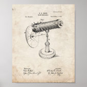 Kaleidoscoop Patent - Oude Kijk Poster (Voorkant)