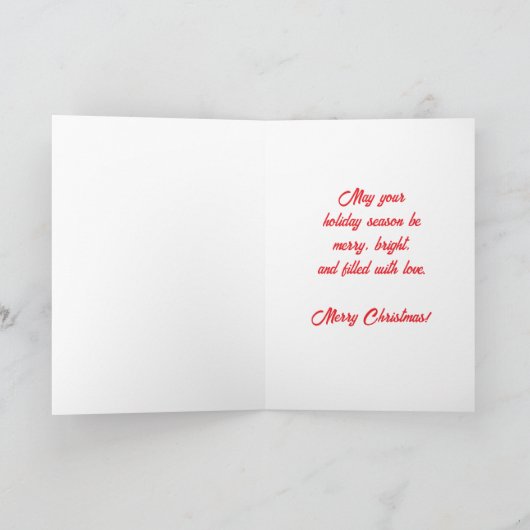 Kaleidoscoop patterned feestdagen kaart (Binnen)