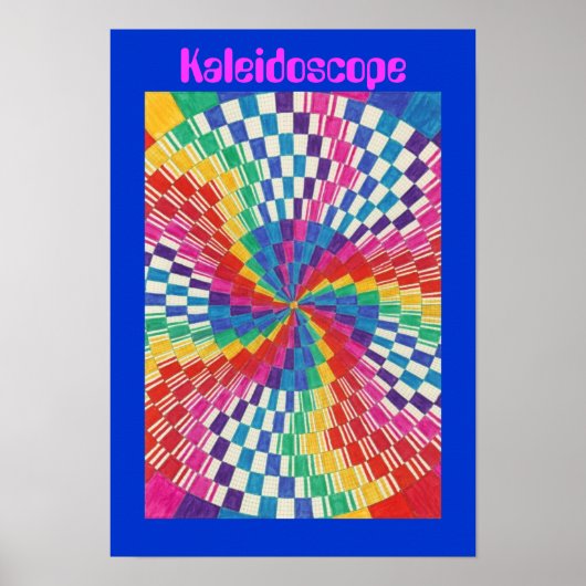 Kaleidoscoop Poster (Voorkant)