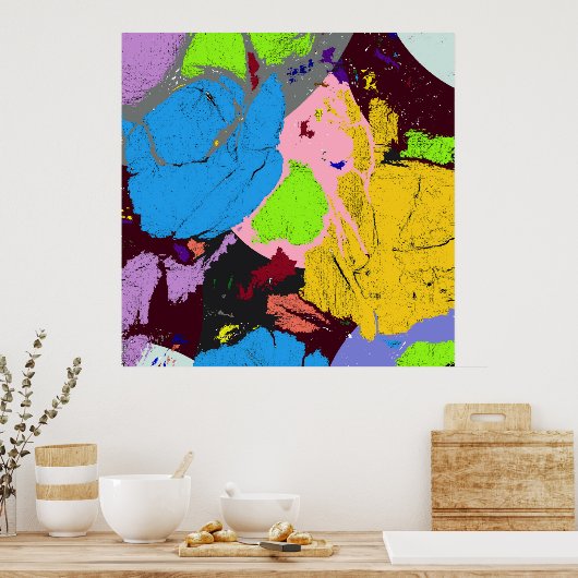 Kaleidoscoop. Poster (Keuken)