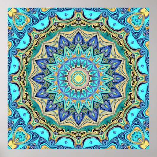 Kaleidoscoop Poster (Voorkant)