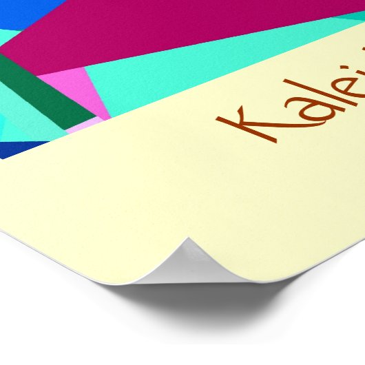 Kaleidoscoop Poster (Hoek)