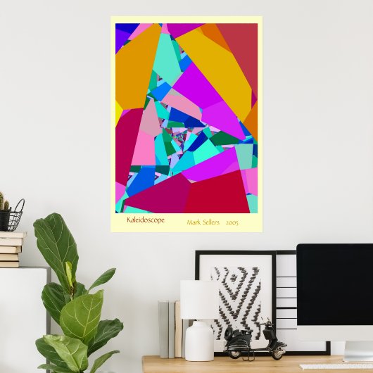 Kaleidoscoop Poster (Thuiskantoor)