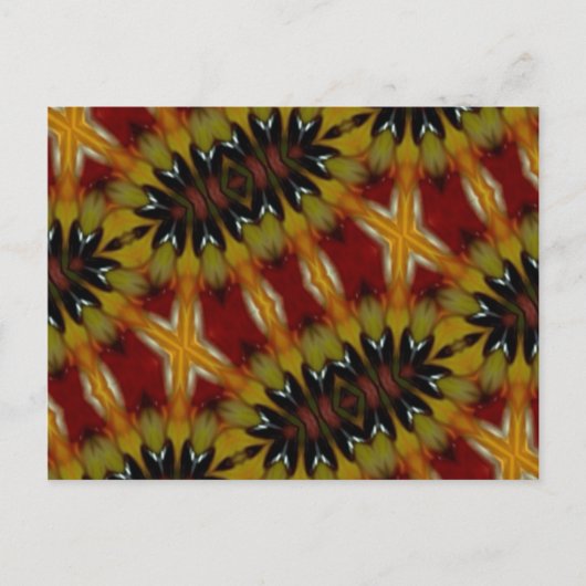 kaleidoscoop-postkaart briefkaart (Voorkant)
