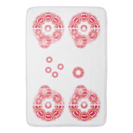 Kaleidoscoop Prints Badmat (Voorkant Verticaal)