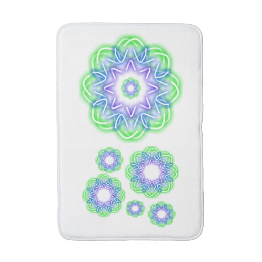 Kaleidoscoop Prints Badmat (Voorkant Verticaal)