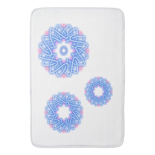 Kaleidoscoop Prints Badmat (Voorkant Verticaal)