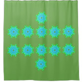 Kaleidoscoop Prints Douchegordijn (Voorkant)