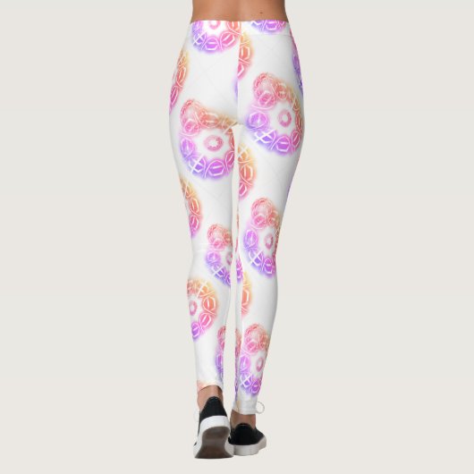 Kaleidoscoop Prints Leggings (Achterkant)