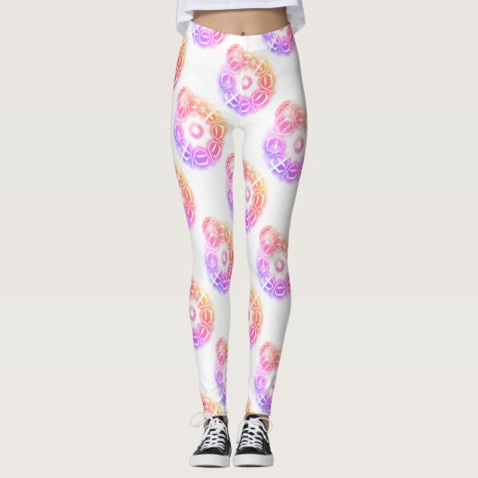 Kaleidoscoop Prints Leggings (Voorkant)