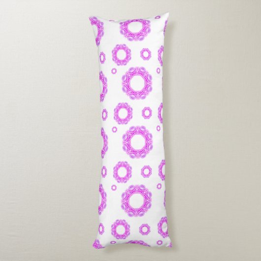 Kaleidoscoop Prints Lichaamskussen (Achterkant (Verticaal))