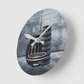 Kaleidoscoop Prints Ronde Klok (Hoek)