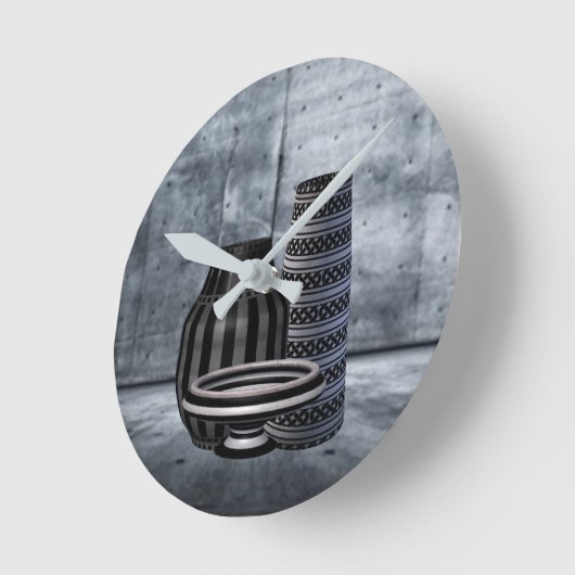 Kaleidoscoop Prints Ronde Klok (Hoek)