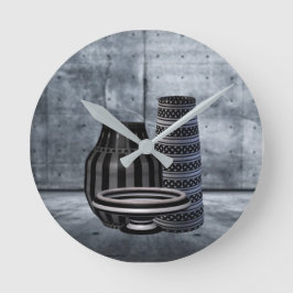 Kaleidoscoop Prints Ronde Klok