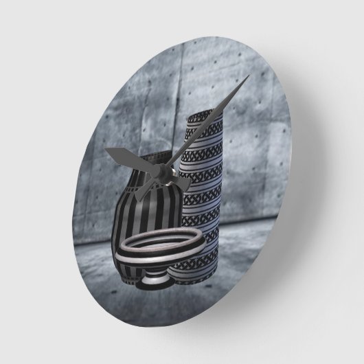 Kaleidoscoop Prints Ronde Klok (Hoek)