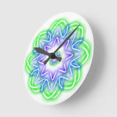 Kaleidoscoop Prints Ronde Klok (Hoek)