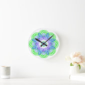 Kaleidoscoop Prints Ronde Klok (Huis)