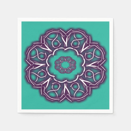 Kaleidoscoop Prints Servet (Voorkant)