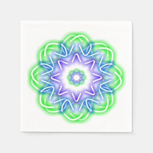 Kaleidoscoop Prints Servet (Voorkant)