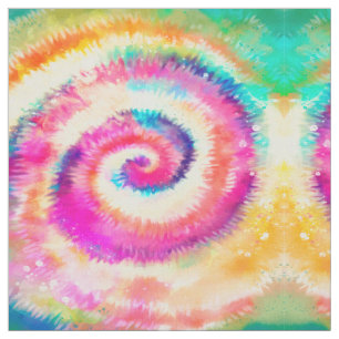 Kaleidoscoop regenbooghippie. Stropdas. Waterverf Stof
