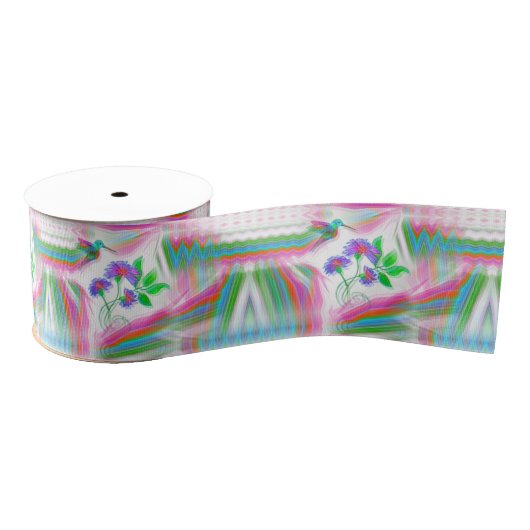 Kaleidoscoop Ribbon Grosgrain Lint (Spoel)