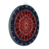 Kaleidoscoop ROOS rood + jouw idee Dartbord (Voorkant Links)