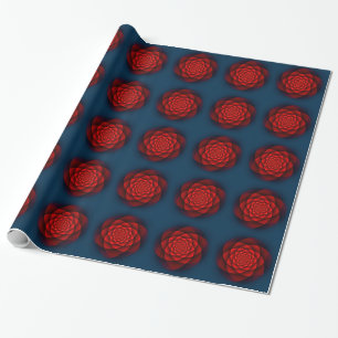 Kaleidoscoop ROOS rood + uw idee Cadeaupapier