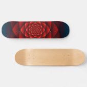 Kaleidoscoop ROOS rood + uw idee Persoonlijk Skateboard (Horizontaal)