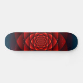 Kaleidoscoop ROOS rood + uw idee Persoonlijk Skateboard (Horizontaal)