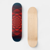 Kaleidoscoop ROOS rood + uw idee Persoonlijk Skateboard (Voorkant)