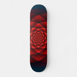 Kaleidoscoop ROOS rood + uw idee Persoonlijk Skateboard