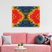 Kaleidoscoop Scarlakarab design Canvas Afdruk (Insitu (Woonkamer))