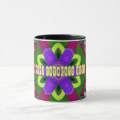 Kaleidoscoop schilderij voor vaderdag mok (Midden)