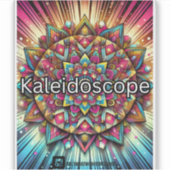 Kaleidoscoop Sticker (Voorkant)
