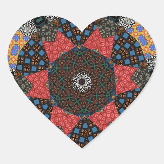 kaleidoscoop Sticker (Voorkant)