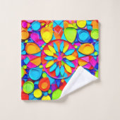Kaleidoscoop Symfonie Kunstwerk Bad Handdoek (Wasdoekje)