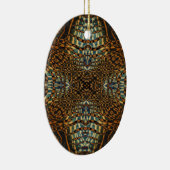 Kaleidoscoop tijgerbont keramisch ornament (Rechts)